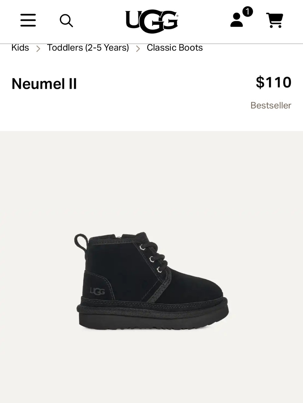 Black Kids Suede Lace-Up Zip Boots